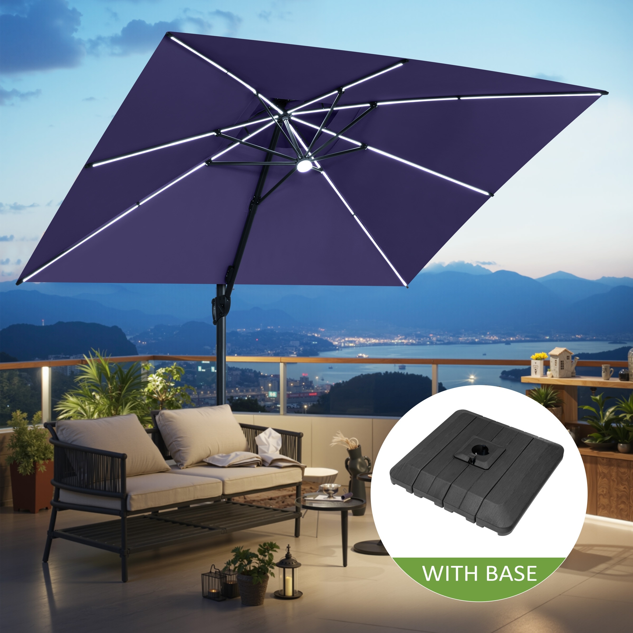 fix crank on cantilivered patio umbrella Replacement Hand for Cantilever Catalog_cat01 Options:Black Jay NEBO 1500 Lumen EDC