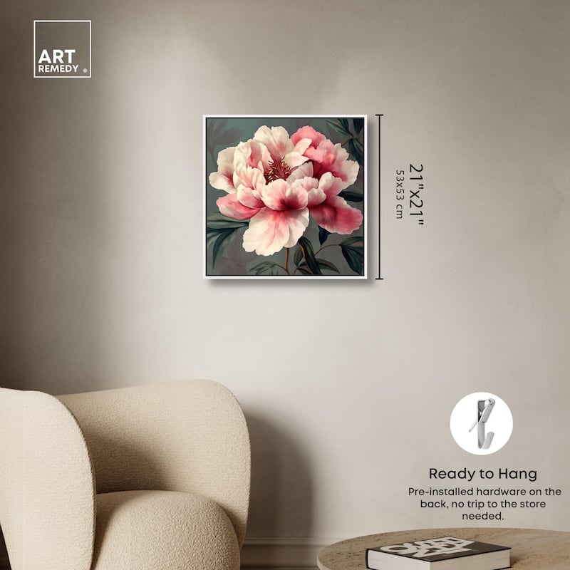 Opal Bloom I Canvas by Art Remedy