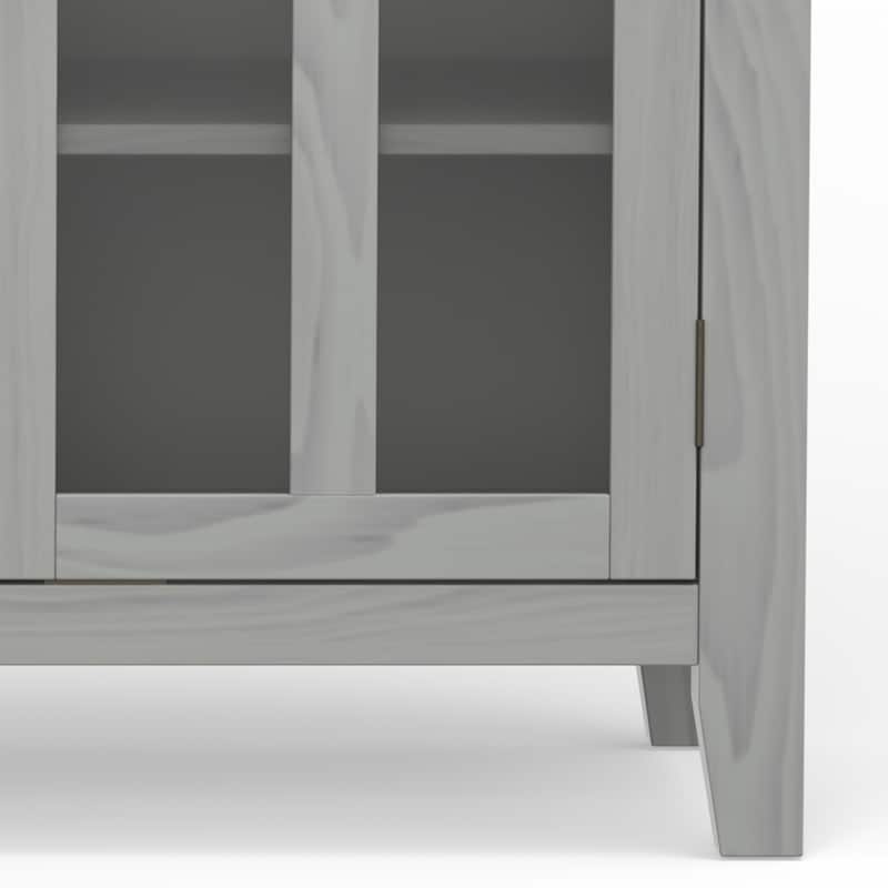 WYNDENHALL Stratford 53-inch Solid Wood TV Media Stand - 53 inch wide