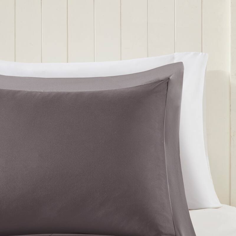 Madison Park Essentials Windsor 3M Scotchgard Diamond Quilting Reversible Down Alternative Comforter Set