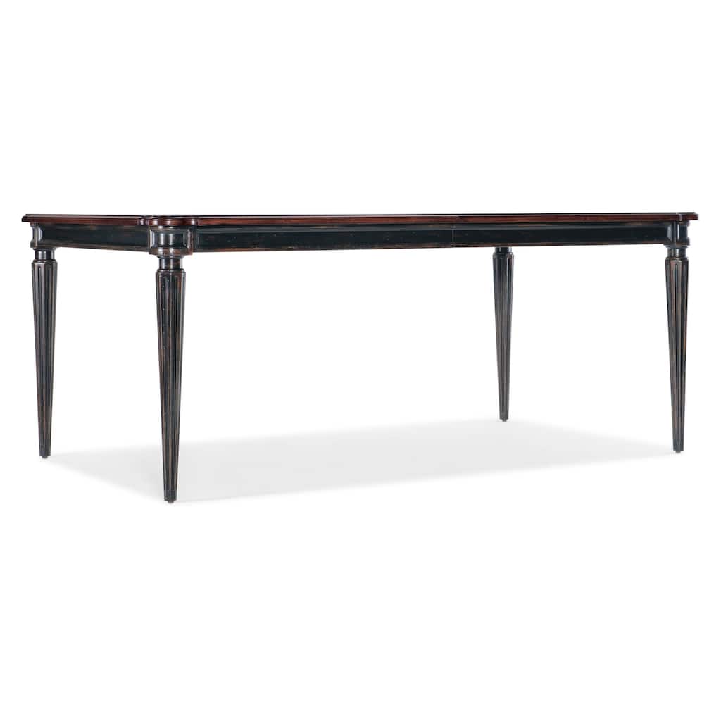 Hooker Furniture 6750-75200 Charleston 74" Wide Wood Top Cherry and