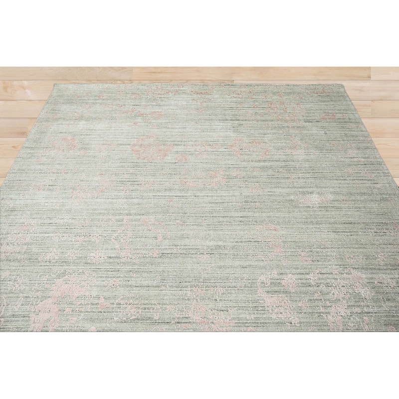 Hand Knotted 100% Wool Modern & Contemporary Oriental Area Rug Beige - 8' 1'' x 9' 9''