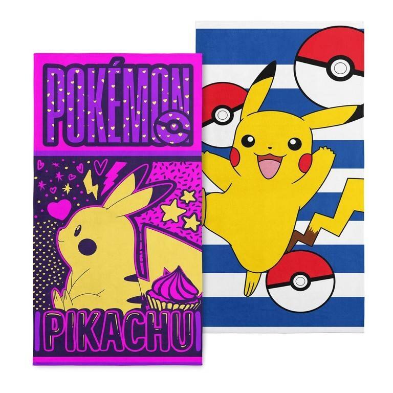 Pokemon Sweet Sumr Pika Beach Pika 2PK Beach Towels - 30" x 60" - 30" x 60" - Sweet Sumr Pika