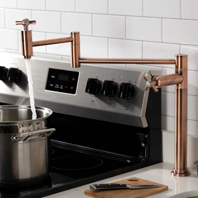 Millennium Two-Handle 1-Hole Deck Mount Pot Filler Faucet