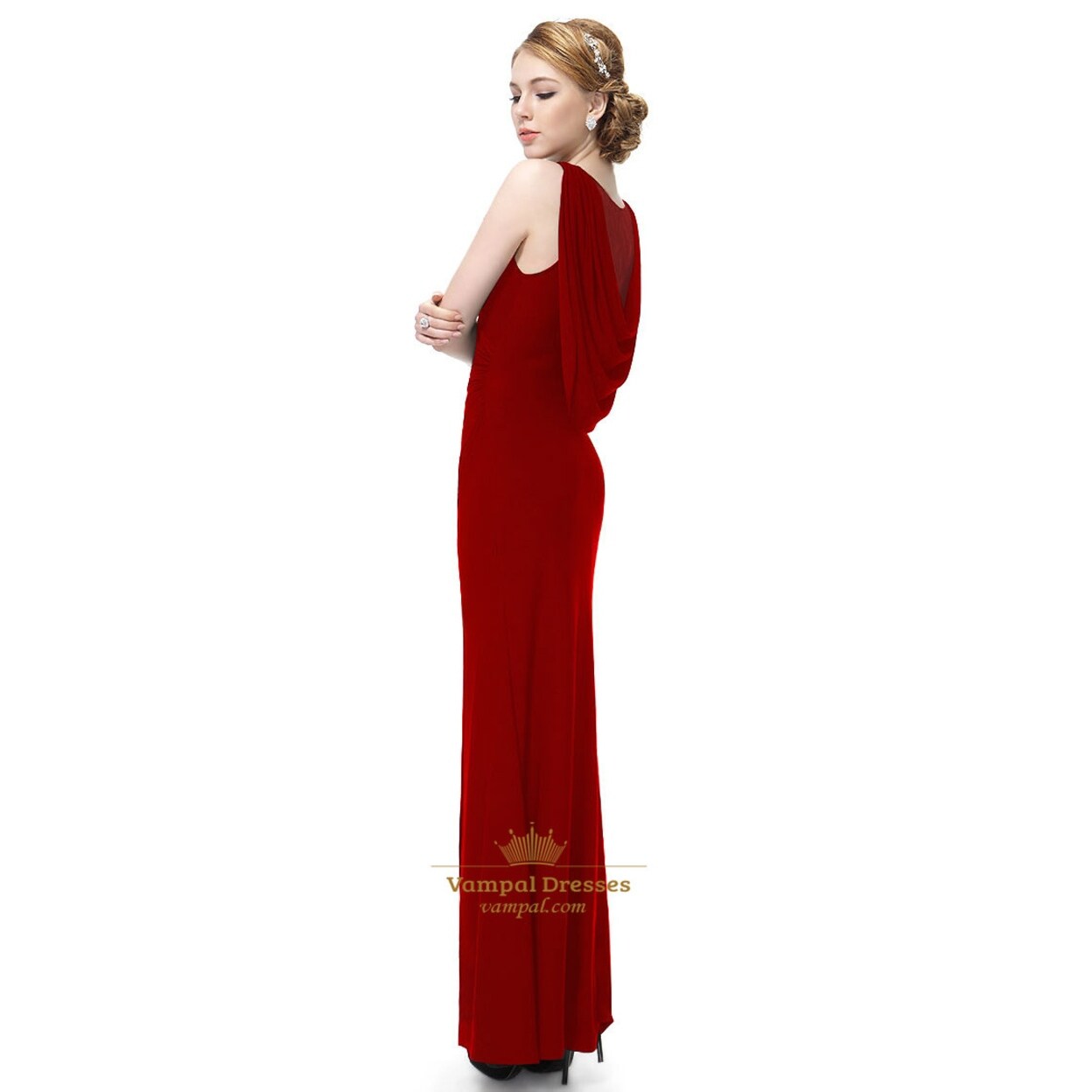 red dresses with slits up the side
