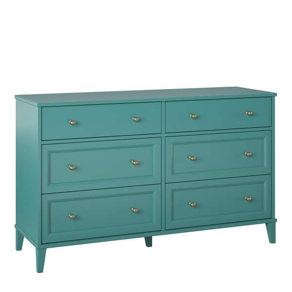 Ameriwood Home Monticello Wide 6-Drawer Dresser, Emerald Green - Bed Bath & Beyond - 42584029 Ameriwood Home Monticello Wide 6-Drawer Dresser, Emerald Green - Bed Bath & Beyond - 42584029