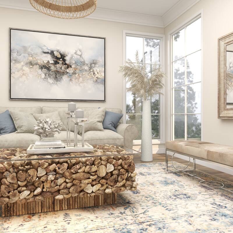 Minimalist Ceramic Modern Tall Vase with Bubble Texture - Silver, Black, Gold, White