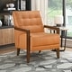 preview thumbnail 8 of 71, Leland Leather Match Accent Chair