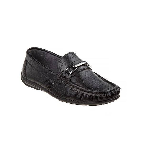 slide 2 of 9, Josmo Boys Loafers Casual Slip On Lightweight Driving Shoes (Toddler Sizes) 10 - Black Snake