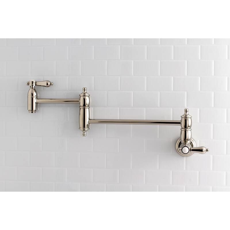 Kingston Brass Heirloom Wall Mounted Pot Filler Faucet