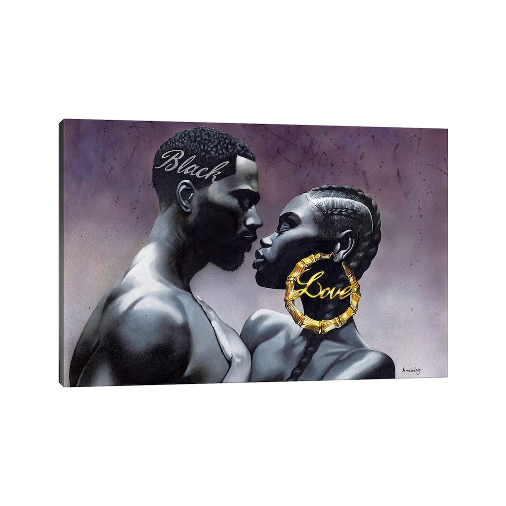 iCanvas "Black Love" by Manasseh Johnson Canvas Print