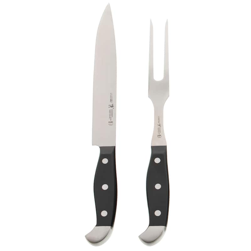 Henckels Statement 2-pc Carving Set - Black/Stainless Steel - Black/Stainless Steel - 2 Piece - 2-pc