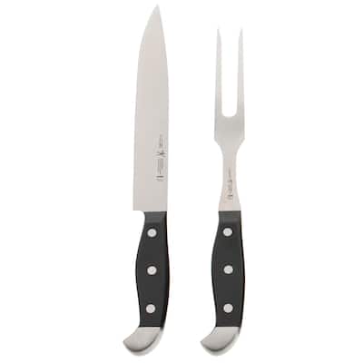 Henckels Statement 2-pc Carving Set - Black/Stainless Steel