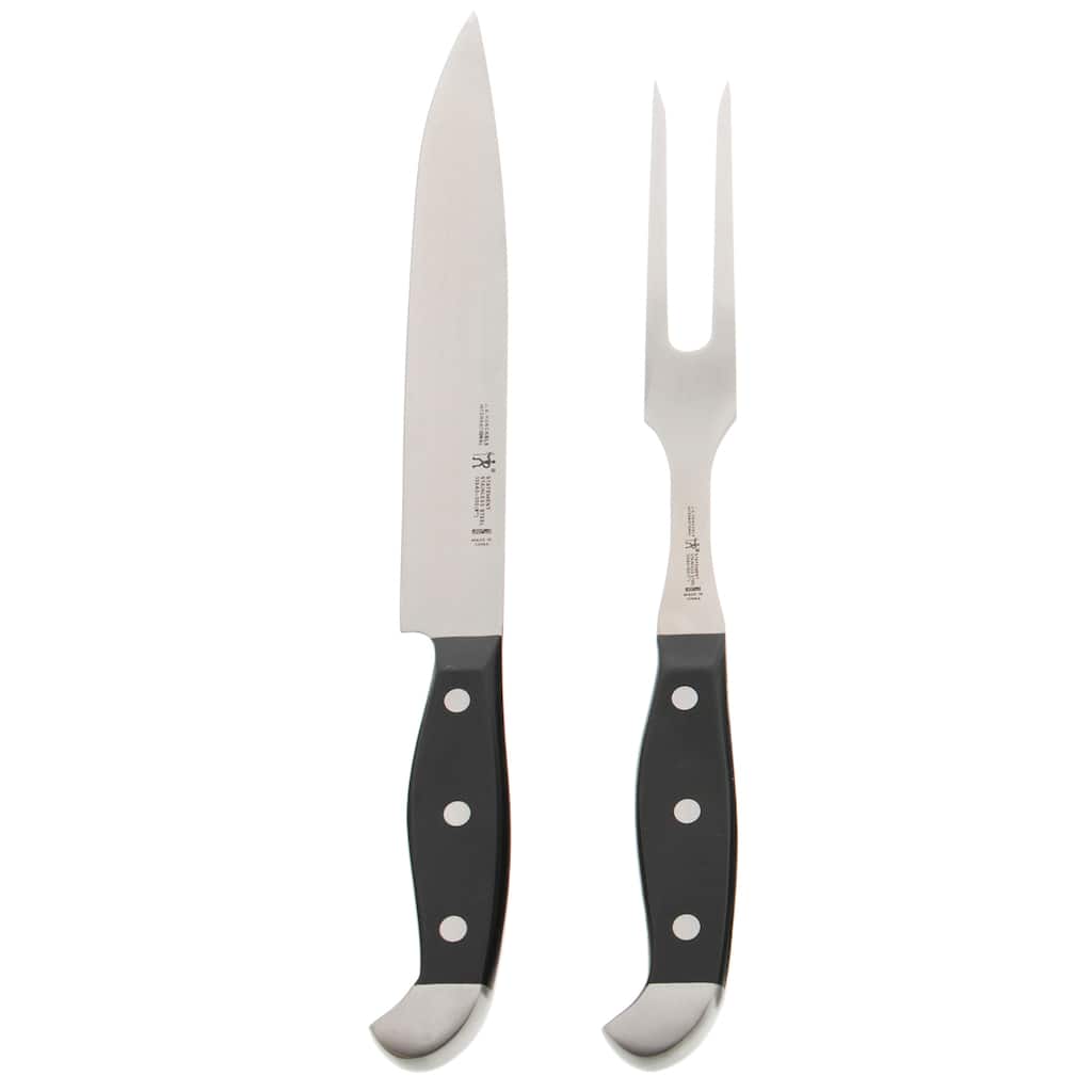 Henckels Statement 2-pc Carving Set - Black/Stainless Steel