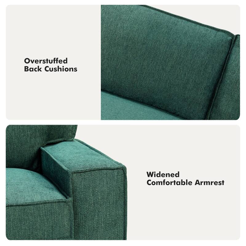 Badari Modern Pull Out Sleeper Sofa&Chaise with Storage by HULALA HOME