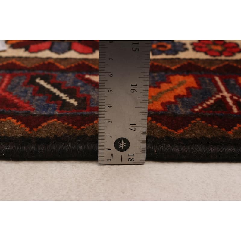 ECARPETGALLERY Hand-knotted Anadol Red Wool Rug - 3'6 x 9'5