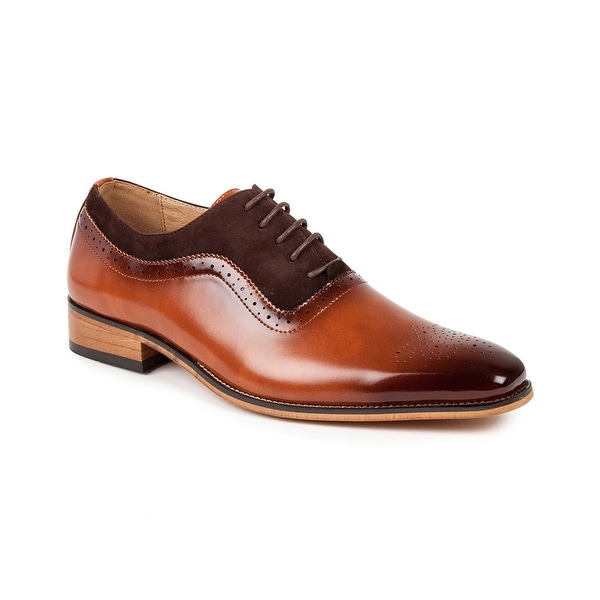 Medallion Toe Dress Shoes - Overstock