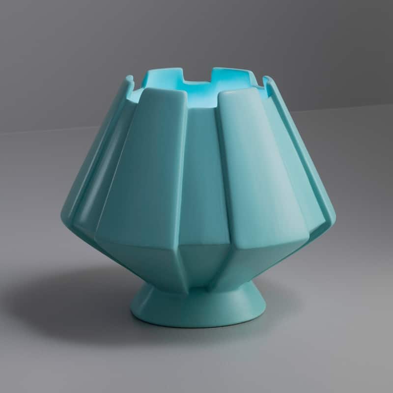 Justice Design Group Meta Ceramic Portable Table Lamp