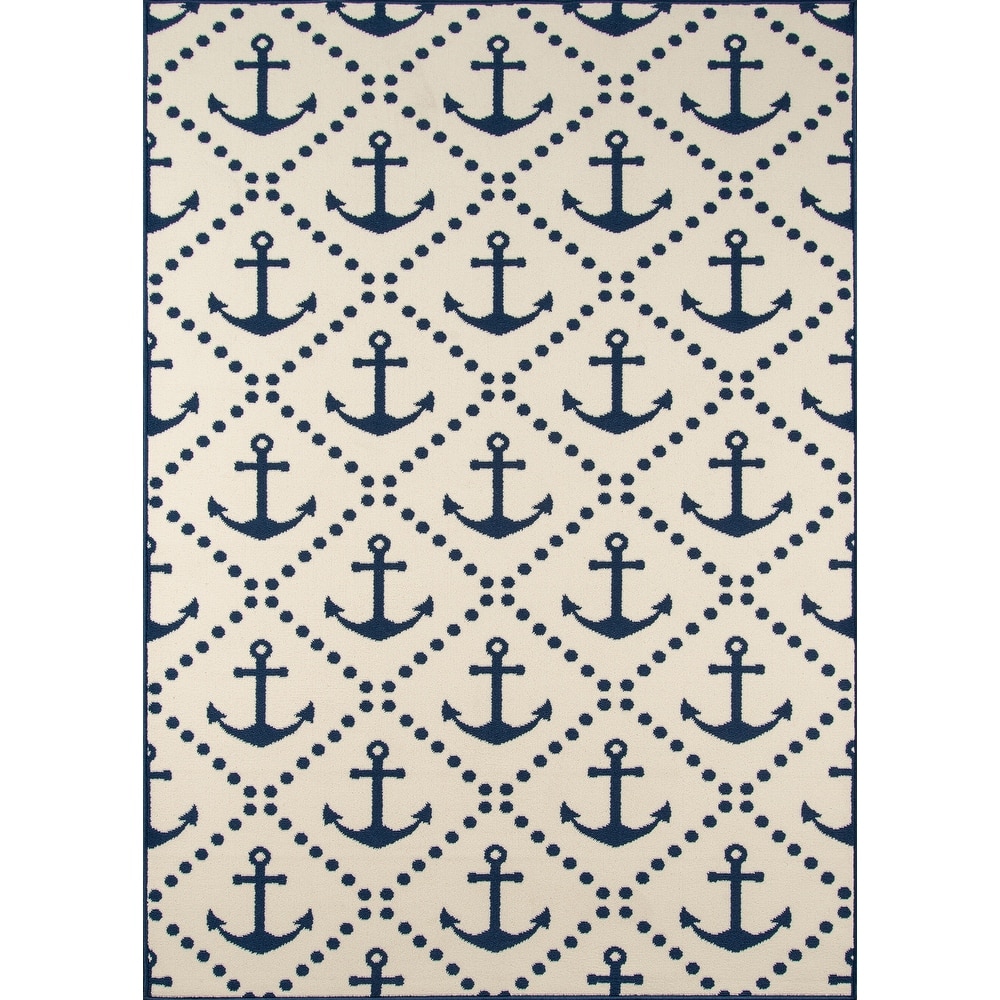 Momeni Baja Anchors Indoor Outdoor Rug