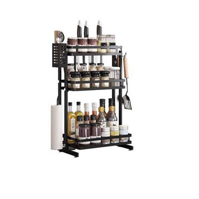 3 Tier Kitchen Spice Rack Condiment Organizer Countertop Storage Shelf