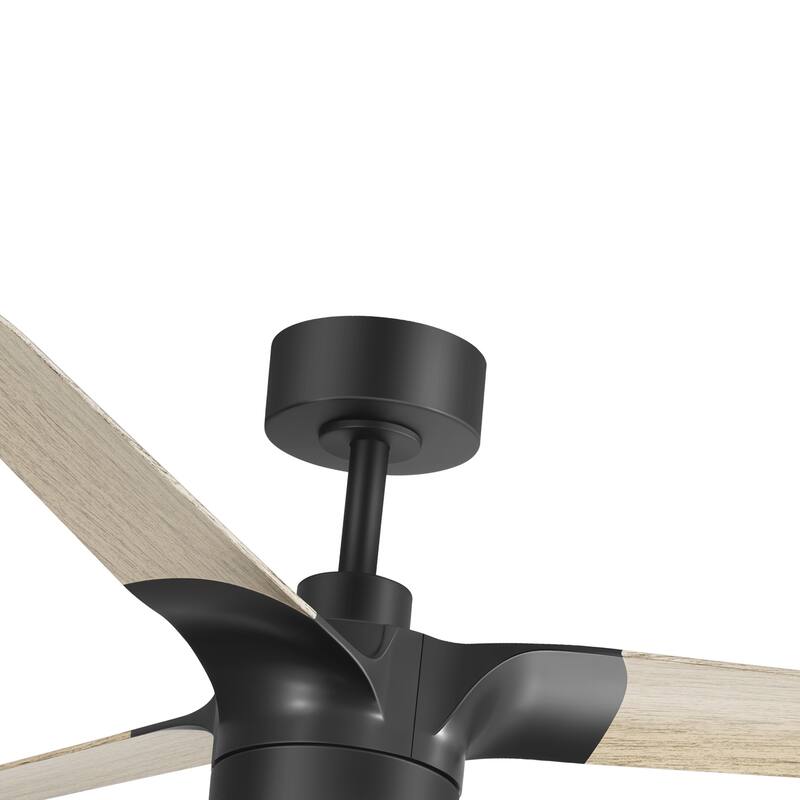 52" 3-Blade Modern LED Ceiling Fan with Light and Remote