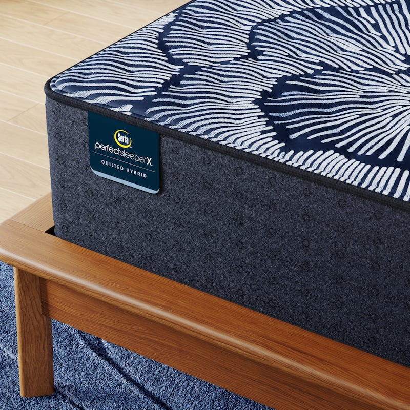 Serta Perfect Sleeper X Excelled 13.75" Hybrid Extra Firm Mattress Set