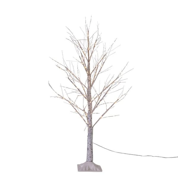 Overstock Kurt Adler 4-feet Birch Bark with Warm White LED Fairy Lights Tree Overstock Kurt Adler 4-feet Birch Bark with Warm White LED Fairy Lights Tree