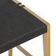 preview thumbnail 9 of 10, Poly & Bark Pai 24" Seat Height Counter Stool - Solid Wood Frame with Handwoven Seat