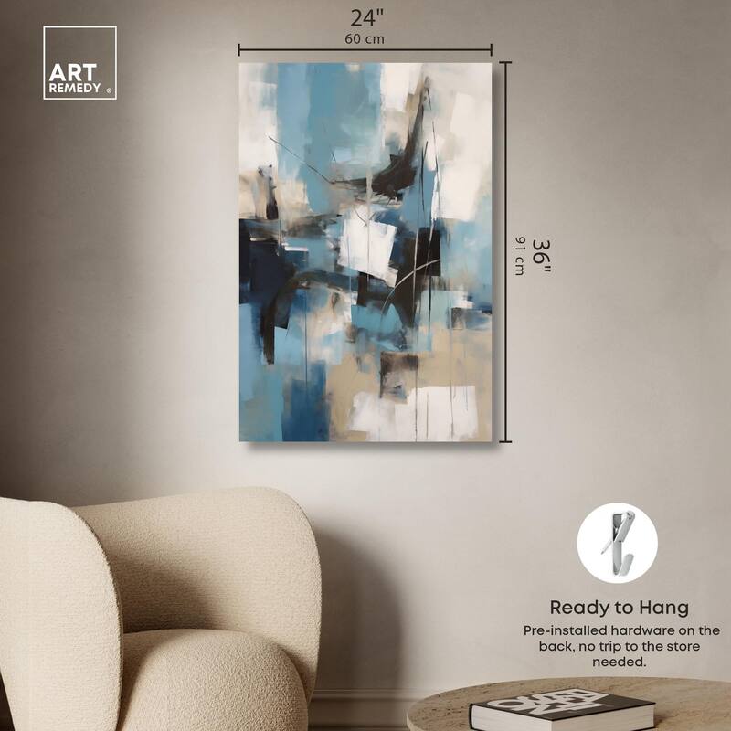 Glimpse of Infinity I Canvas by Art Remedy, Gallery Wrapped