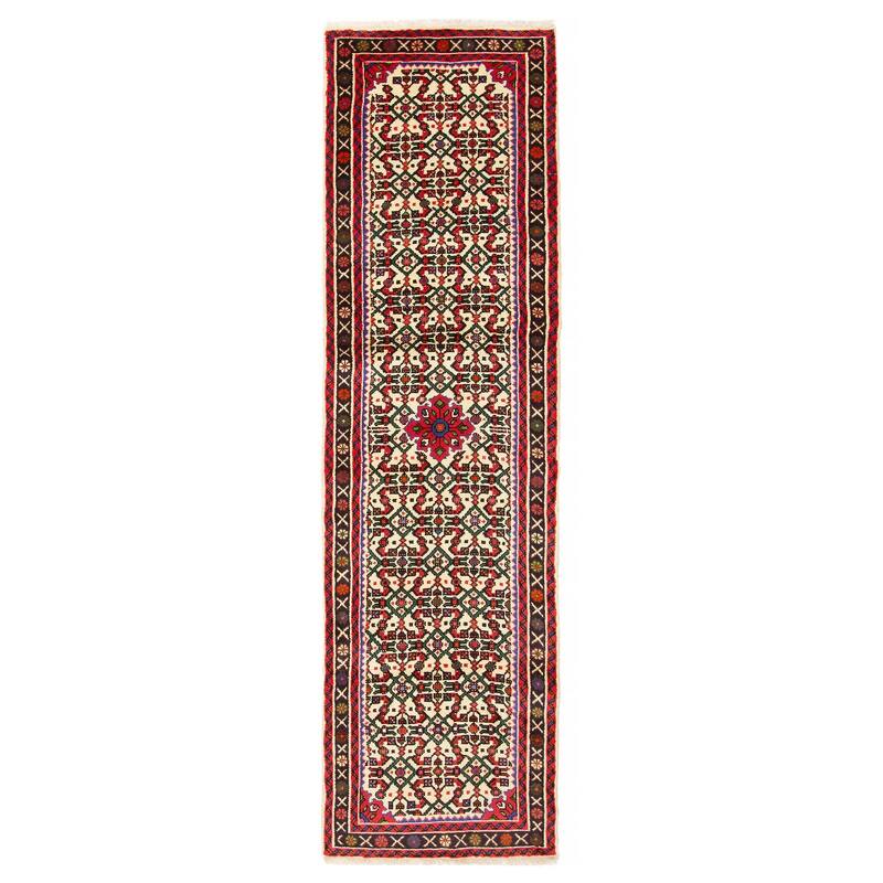 ECARPETGALLERY Hand-knotted Andelz Cream Wool Rug - 2' 7" x 9' 3" - Cream - 2' 7" x 9' 3" - Runner