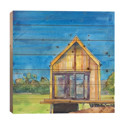 Cabin Scape VI Print On Wood by Paul McCreery - Multi-Color