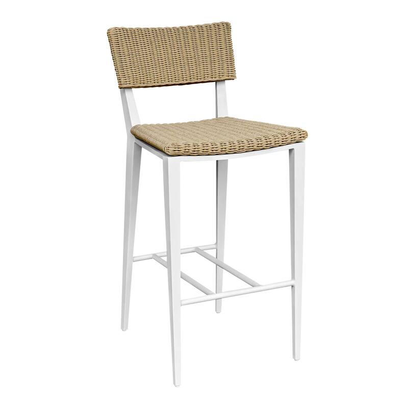Uttermost Calbas White Outdoor Stool