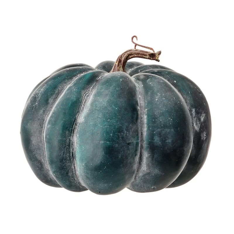 8" Waterproof Weathered Pumpkin W/Stem