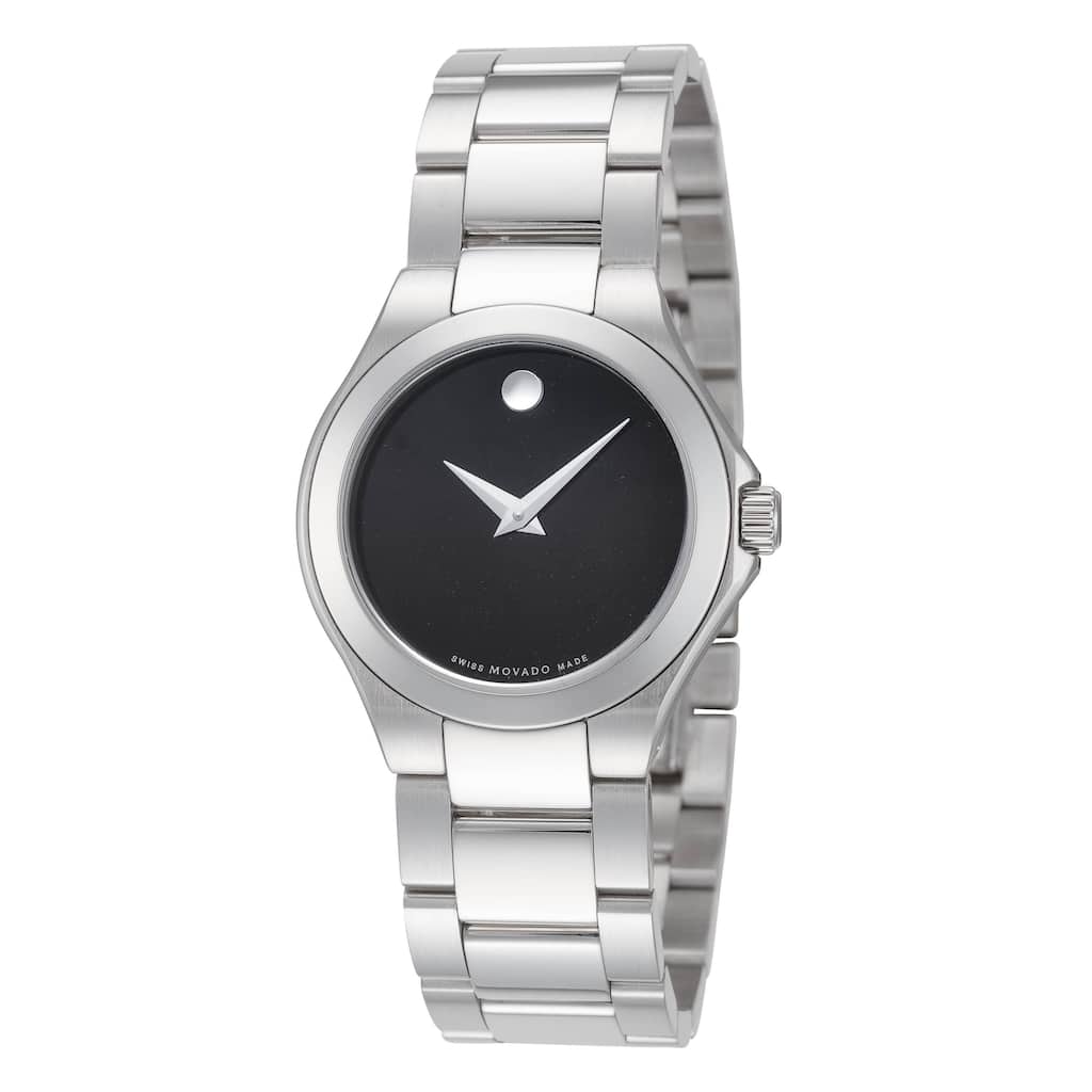 Movado Women's Defio 28mm Quartz Watch 0607308 - Black - One Size