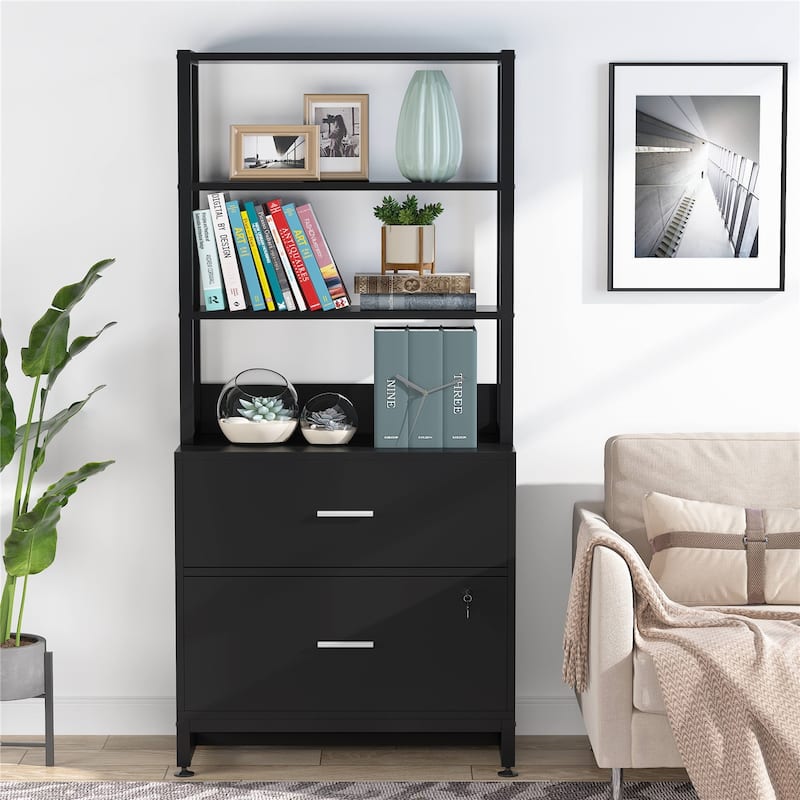 Bookcases with Drawers, Multi-Functional Shelf Units for Collection