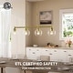 preview thumbnail 7 of 56, 4/5-Light Kitchen Island Pendant Light Fixture with Clear Glass Shades