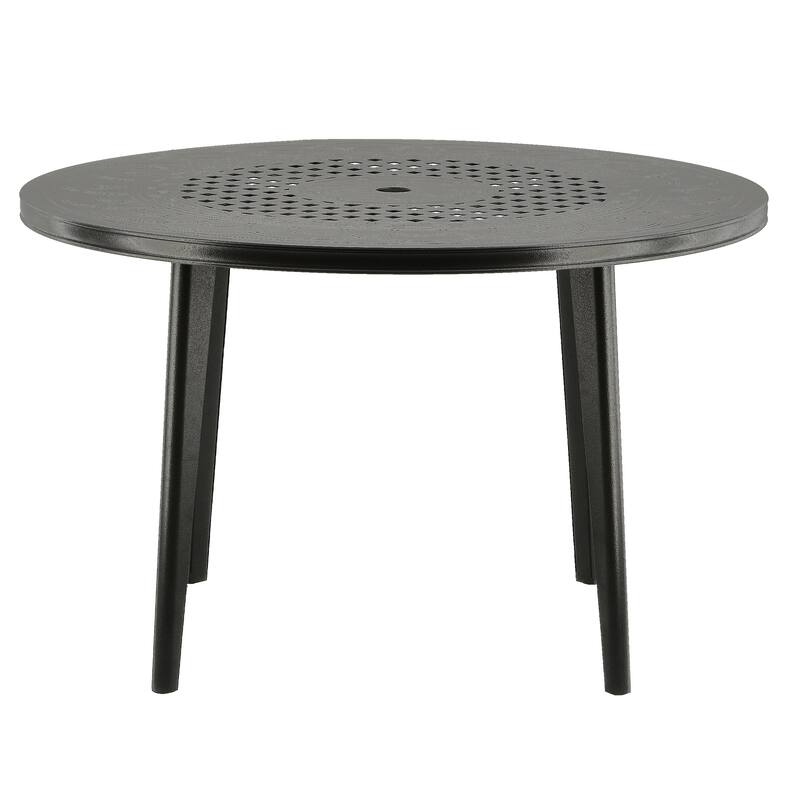 Darby Collection All-Weather Round Dining Table by National Tree Company - 48 inches