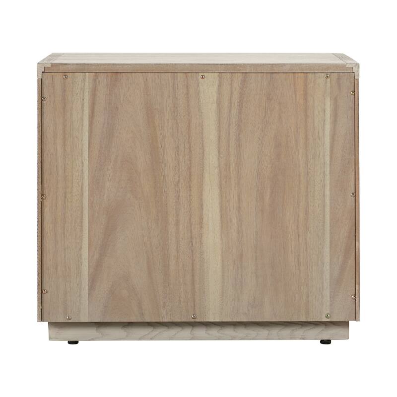 Abbey 2 Drawer Nightstand in Soid Wood