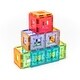 preview thumbnail 2 of 7, Polydron KinderMag Starter Set, Translucent, 48 Pieces