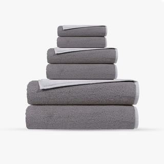 Double Face 6 pcs Turkish Towels Set