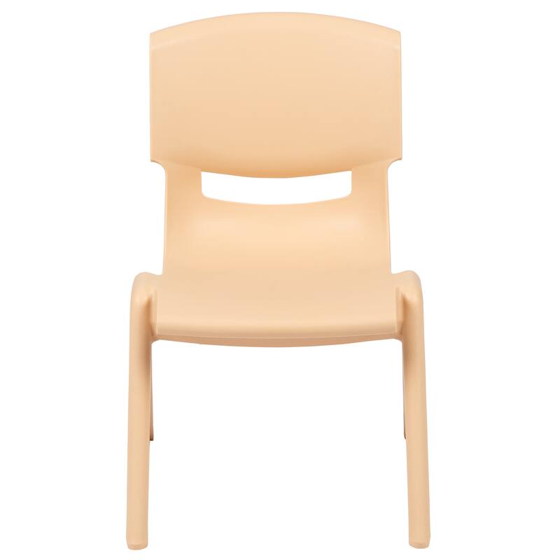 4 Pack Plastic Stack School Chair with 12" Seat Height - Kids Chair