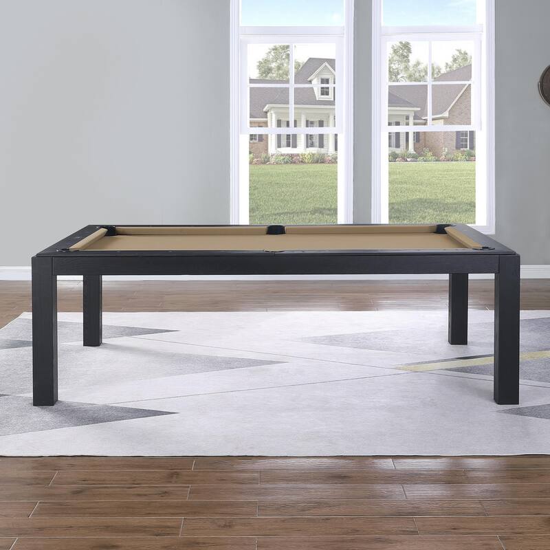 Ashmont Slate Pool Table with Dining Top - Tan