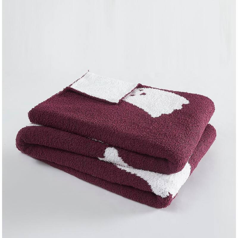 Truly Soft Cozy Ghost Reversible 50x70 Throw