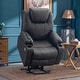 preview thumbnail 22 of 53, MCombo Electric Power Lift Recliner Chair Sofa with Massage and Heat for Elderly, 3 Positions, USB Ports, Faux Leather 7040