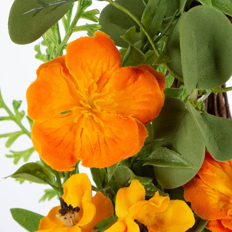24 in. Spring Flower Wreath