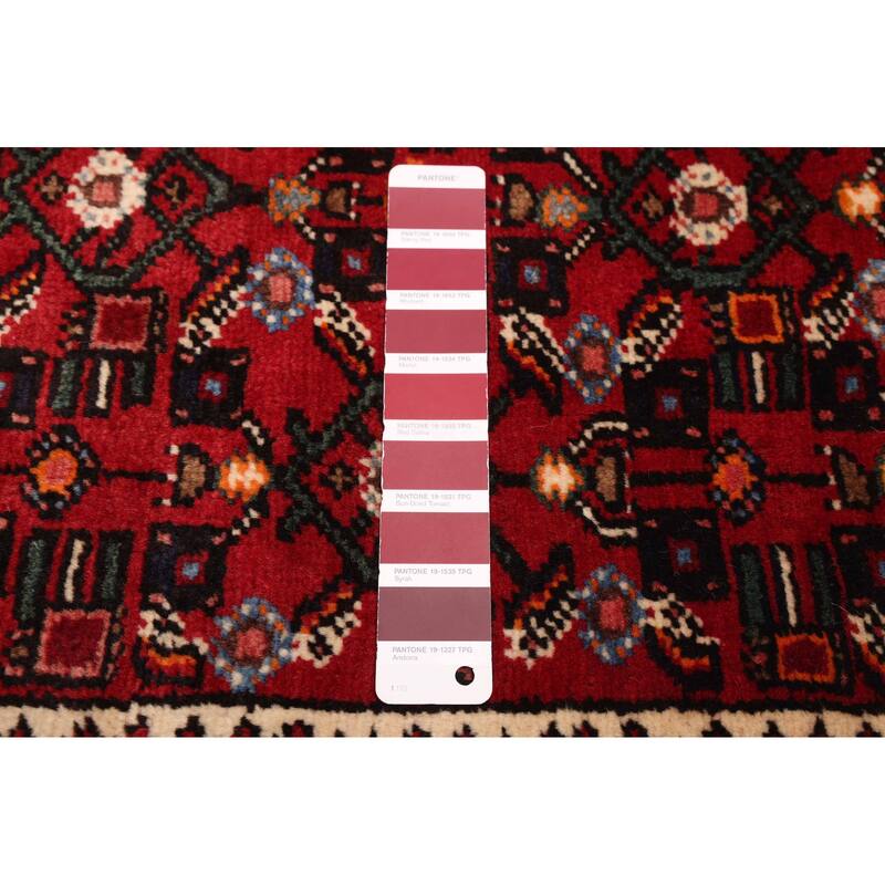 ECARPETGALLERY Hand-knotted Andelz Red Wool Rug - 2'2 x 9'9