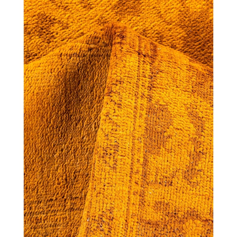 Vibrance, One-of-a-Kind Handmade Area Rug - Gold, 4' 3" x 6' 2" - 4' 3" x 6' 2"