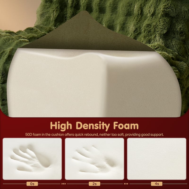 OVIOS Cloud-Like Plush Bean Bag Chair (Reinforced Pile Edition)