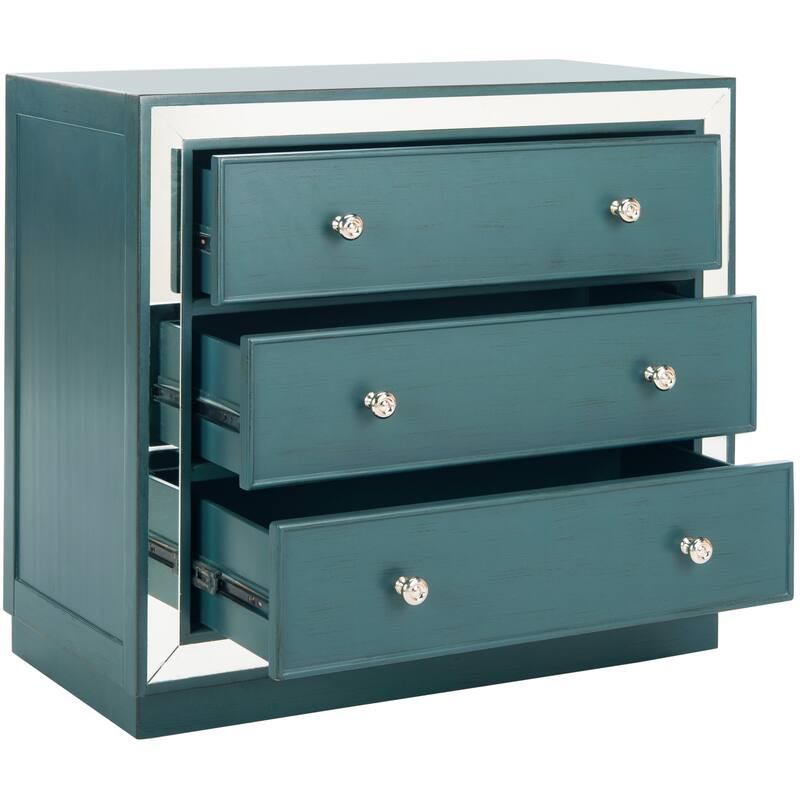 SAFAVIEH Amey Mirrored 3-Drawer Chest