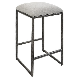 Uttermost 23730 Brisbane 15" Wide Framed Vanity Stool
